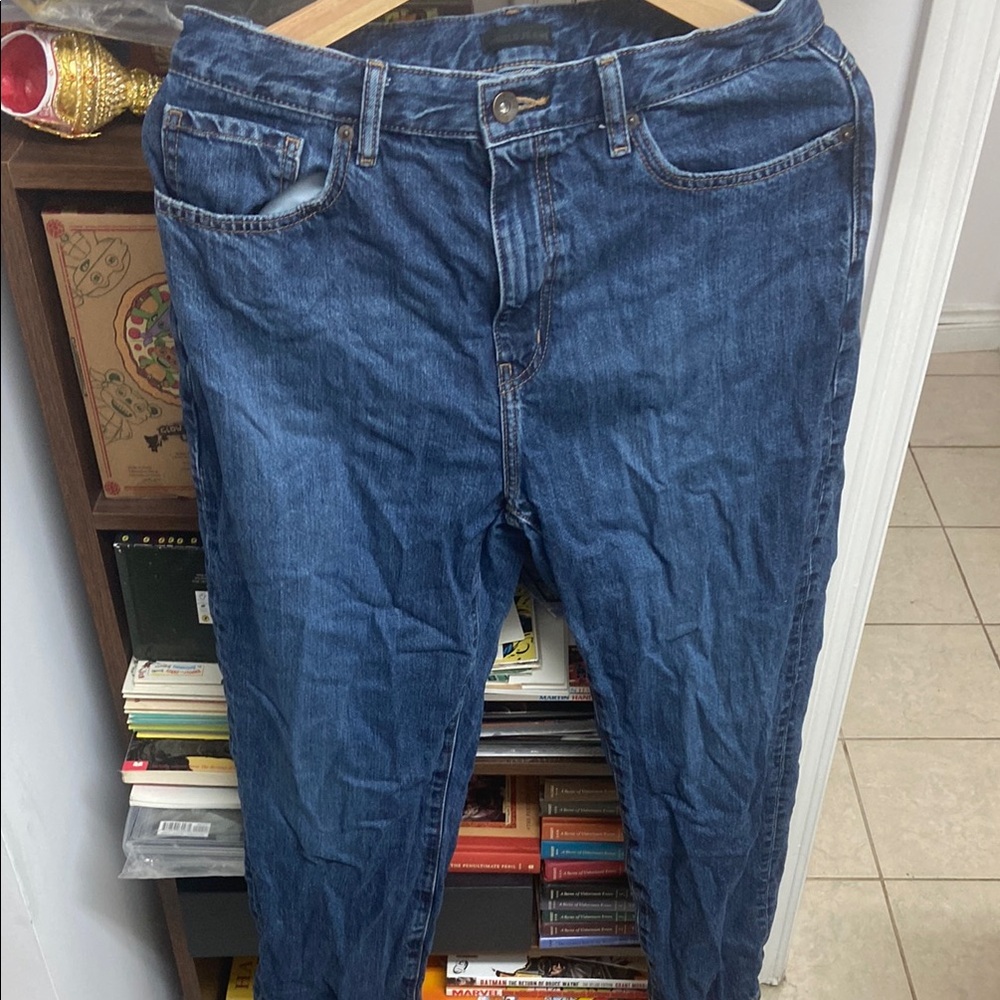 Uniqlo Men's Relaxed Fit Blue Jeans